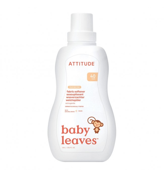 Baby Fabric Softener, Pear Nectar, baby leaves, ATTITUDE