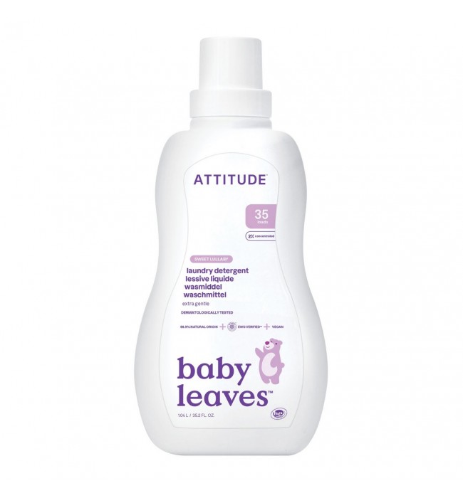 Baby Laundry Detergent - Sweet Lullaby, baby leaves, ATTITUDE