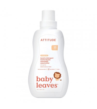Baby Laundry Detergent - Pear Nectar, baby leaves, ATTITUDE