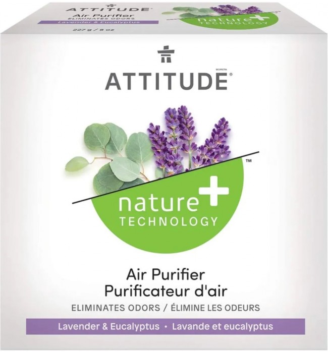 Air Purifier, Lavender and Eucalyptus, 227 g, ATTITUDE
