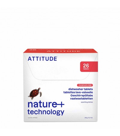 Dishwasher Tablets, 26 Wash, ATTITUDE