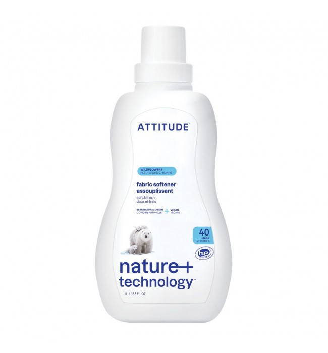 Fabric Softener, Wildflowers, 40 Loads, ATTITUDE