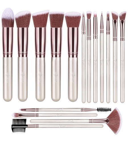 BESTOPE Makeup Brushes 16 Pcs Makeu ...