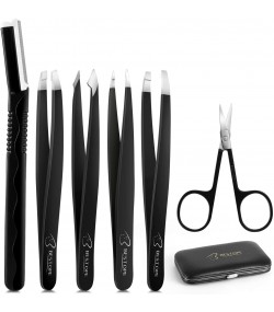 BESTOPE Eyebrow Tweezers Professional Set 6 Pcs