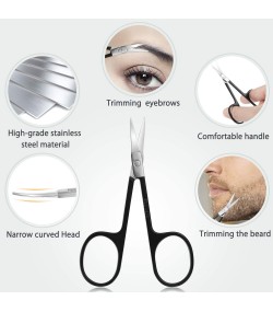 BESTOPE Eyebrow Tweezers Professional Set 6 Pcs