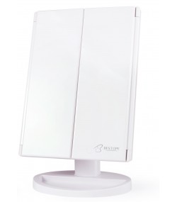 Cosmetic Makeup Mirror, LED Lights, White - Bestope