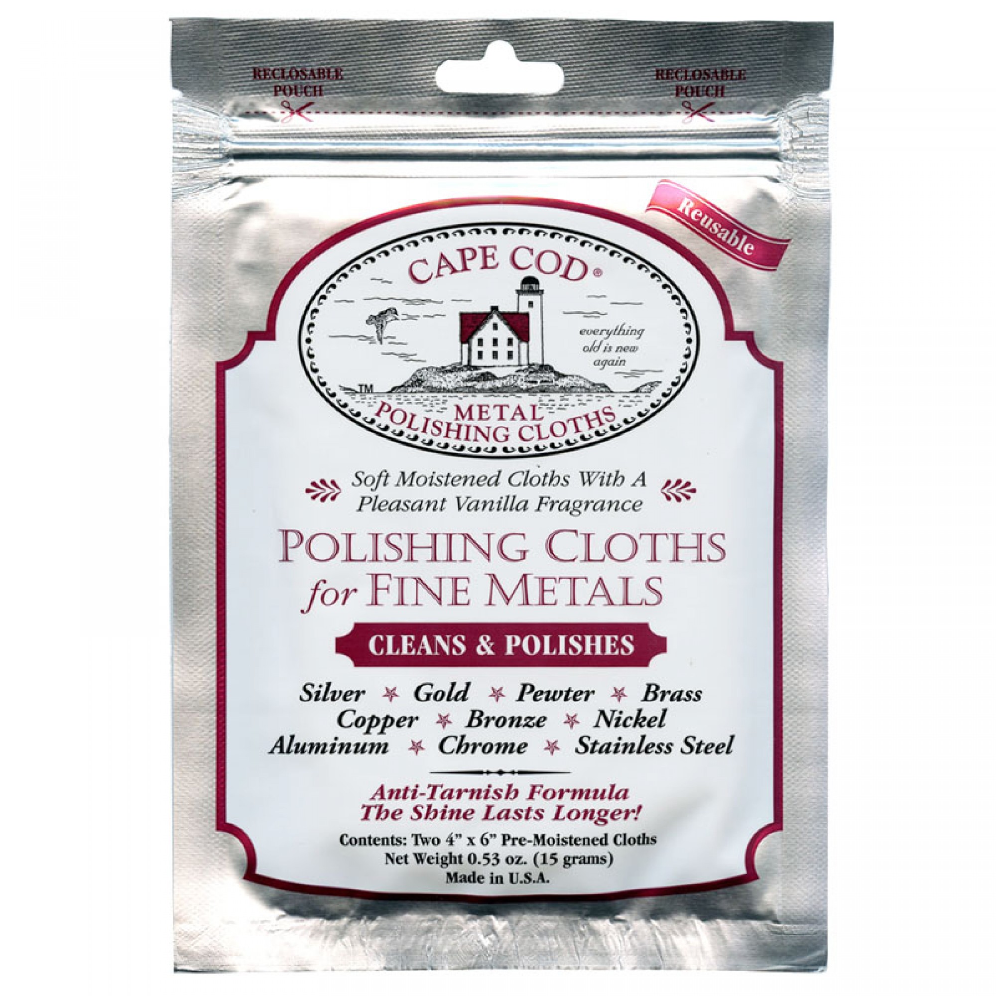 Cape Cod Metal Polishing Variety Bundle for Fine Metals | (6) 4X6 Polishing  Cloths | (12) 12x12 Buffing Cloth | (1) Pair of Nitrile Gloves | (1)