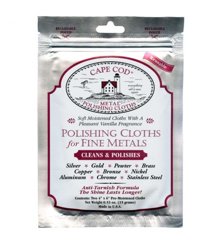 Cape Cod Polish Cape Cod Metal Polishing Cloths Foil Pouch 0.53oz (5)