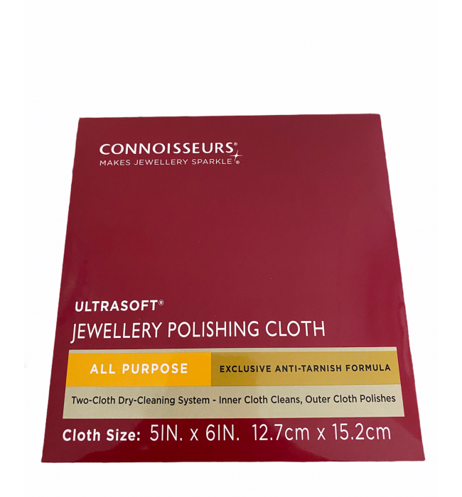 Connoisseurs Jewellery Polishing Cloth Ultrasoft