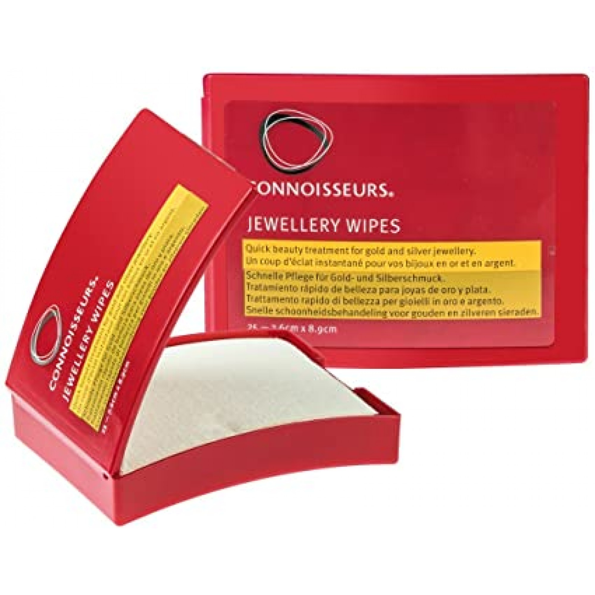 Connoisseurs Jewelry Wipes, 25 Tissues