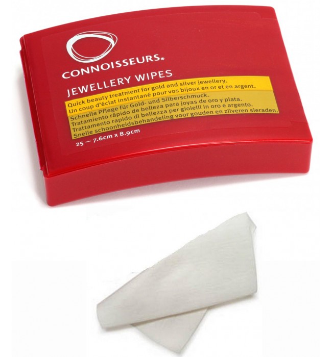 Connoisseurs Jewelry Wipes