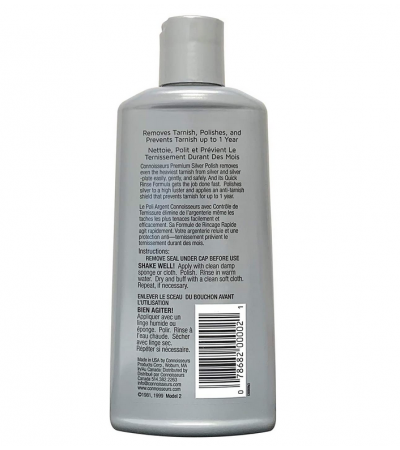 CONNOISSEURS Silver Polish Liquid Polilsh 200 ml.