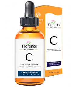 Био Натурален Серум с Витамин C и Хиалуронова киселина Florence Organics 60 мл.
