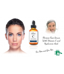 Био Натурален Серум с Витамин C и Хиалуронова киселина Florence Organics 60 мл.