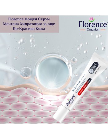 Bio Face Serum, Night Repair with Vitamin C Serum & Hyaluronic Acid 30 ml. Florence Organics