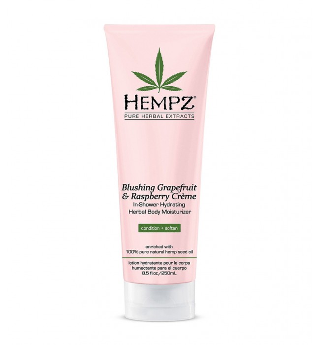 In-shower hydrating herbal body moisturizer Blushing grapefruit&raspberry creme