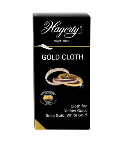 Hagerty Gold Cloth, cleaning cloth for gold jewellery