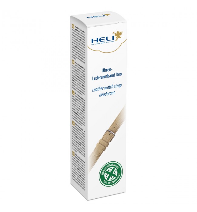 Heli Watch leather strap deodorant with odor neutralizer 30 ml.