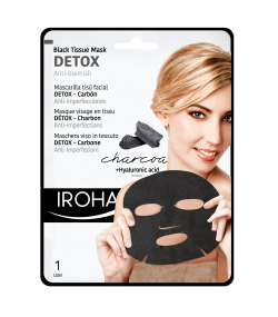 IROHA Черна маска с активен въглен и плодови екстракти