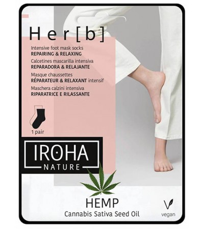 IROHA Cannabis Seed Oil Repairing Socks