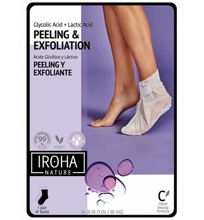 IROHA Glycolic Acid Peeling & Exfoliation Socks