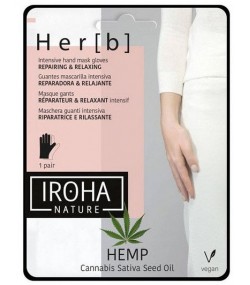 IROHA Repairing & Relaxing Gloves Mask - Hemp