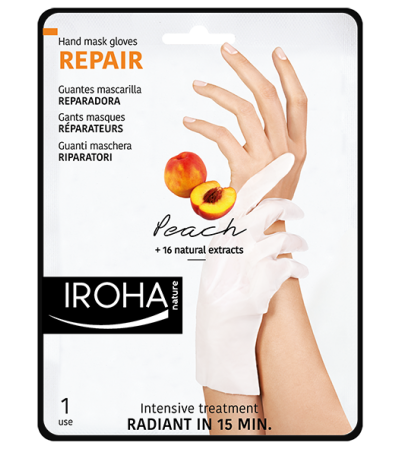 IROHA Hand Repairing Mask Gloves Peach