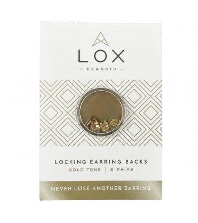 LOX Classic locking earring backs Gold