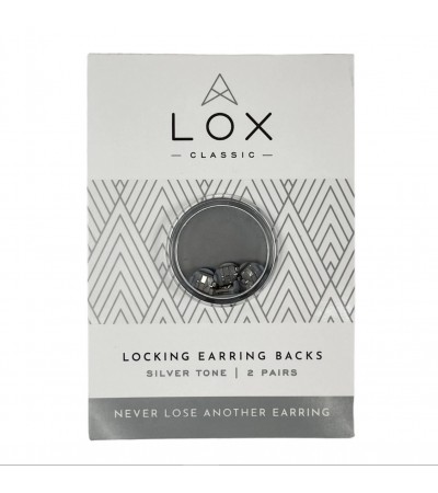 LOX Classic locking earring backs Silver