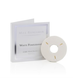 White Pomegranate Luxury Car Fragrance Refill Max Benjamin