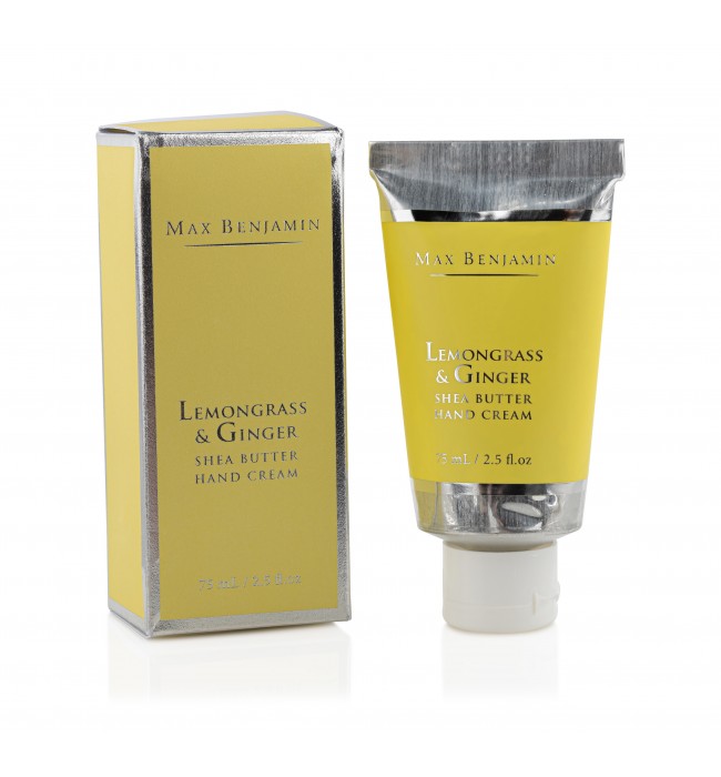 Natural Hand Cream Lemongrass and Ginger Max Benjamin