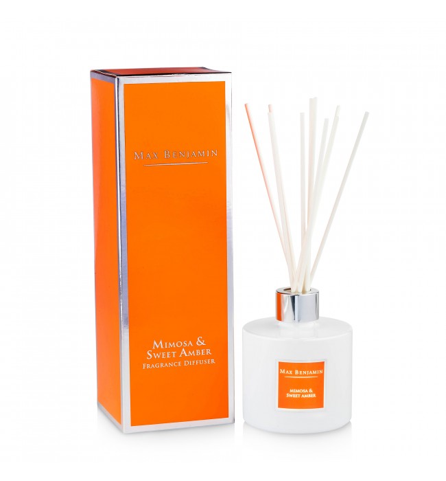 Mimosa & Sweet Amber Luxury Diffuser Max Benjamin