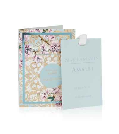 Luxury Scented Card - Amalfi Acqua Vita Max Benjamin 