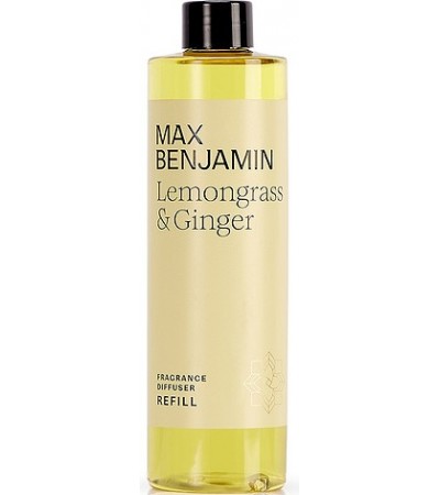 Lemongrass and Ginger Luxury Diffuser Refill Max Benjamin 300 ml.