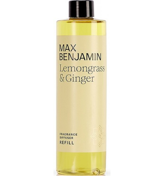 Lemongrass and Ginger Luxury Diffuser Refill Max Benjamin 300 ml.