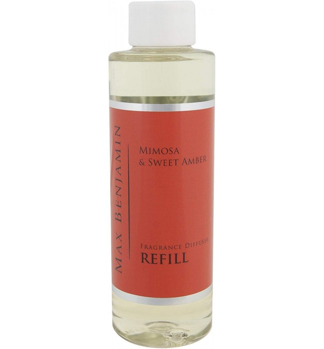 Mimosa and Sweet Amber Luxury Diffuser Refill Max Benjamin 300 ml.