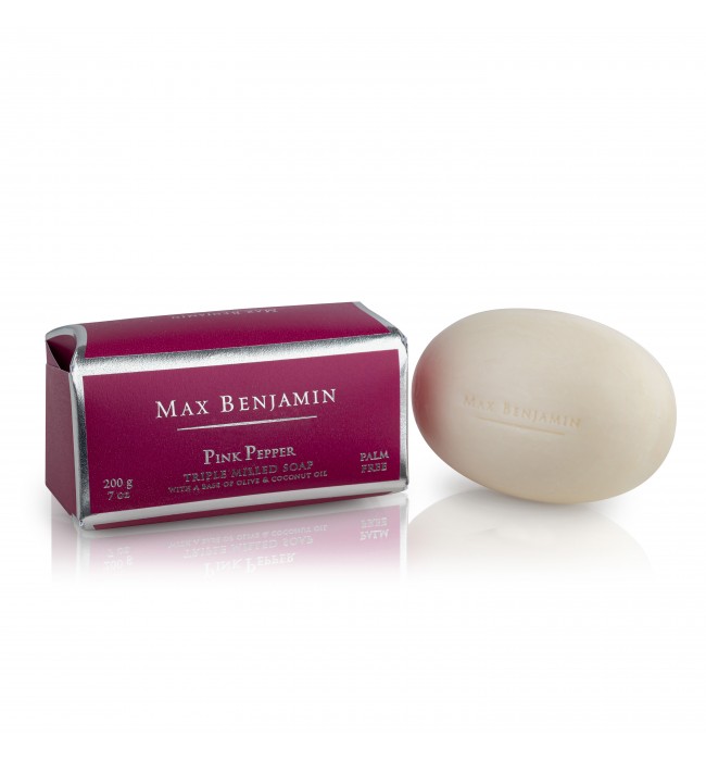 Luxury Soap Bar Pink Pepper Max Benjamin