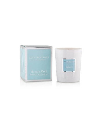 Acqua Viva Luxury Natural Candle Max Benjamin