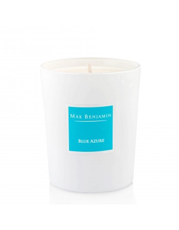 Blue Azure Luxury Natural Candle Max Benjamin