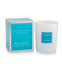 Blue Azure Luxury Natural Candle Max Benjamin