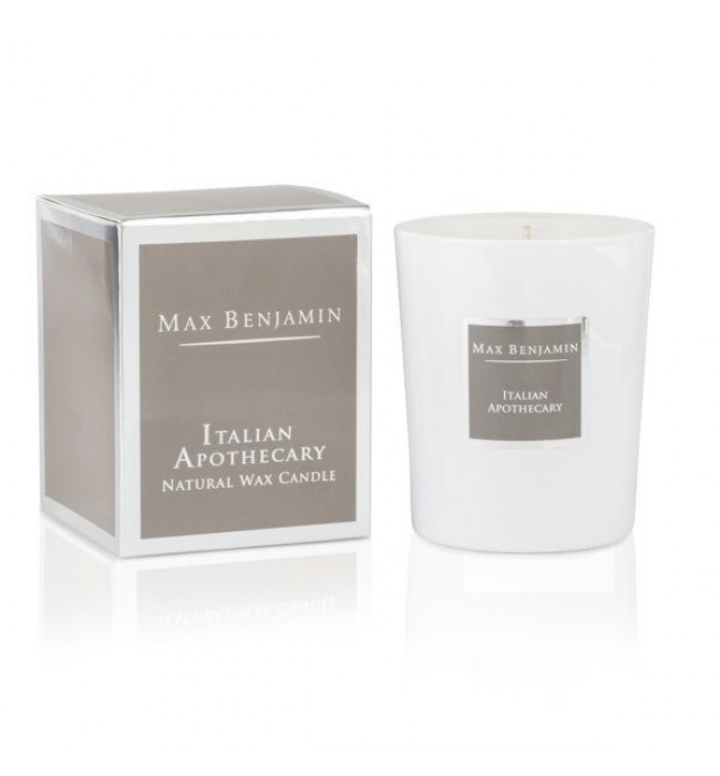 Italian Apothecary Luxury Natural Candle Max Benjamin