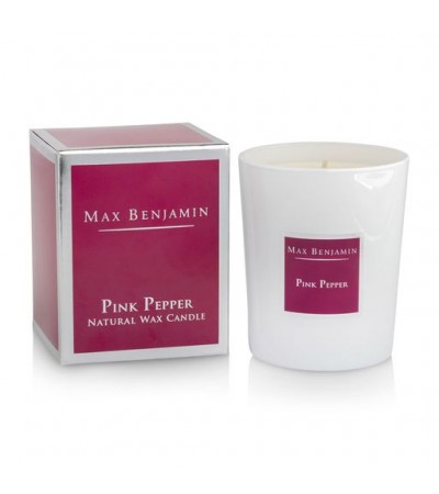 Pink Pepper Luxury Natural Candle Max Benjamin