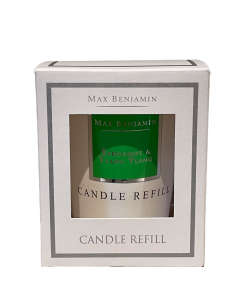 Bergamot and Ylang Ylang Luxury Natural Candle Refill Max Benjamin