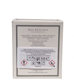 Bergamot and Ylang Ylang Luxury Natural Candle Refill Max Benjamin