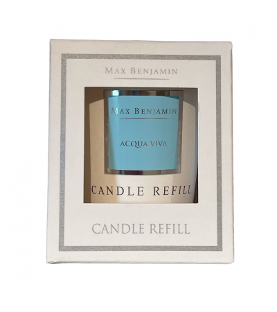 Acqua Viva Luxury Natural Candle Refill Max Benjamin