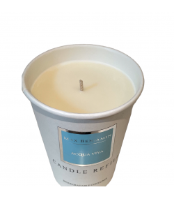 Acqua Viva Luxury Natural Candle Refill Max Benjamin