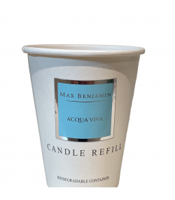 Acqua Viva Luxury Natural Candle Refill Max Benjamin