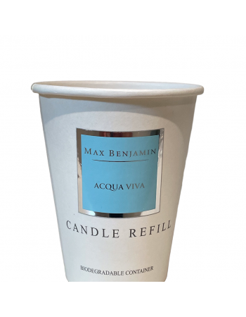 Acqua Viva Luxury Natural Candle Refill Max Benjamin