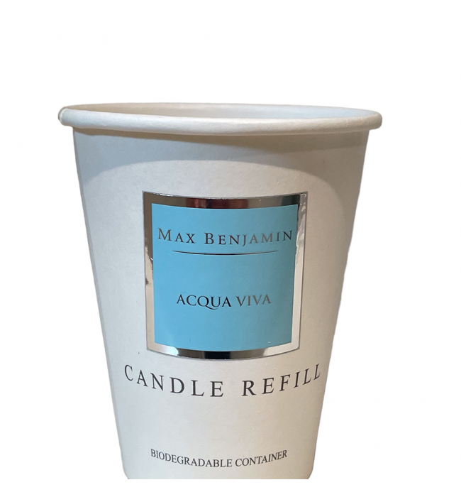 Acqua Viva Luxury Natural Candle Refill Max Benjamin