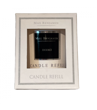 Dodici Luxury Natural Candle Refill Max Benjamin